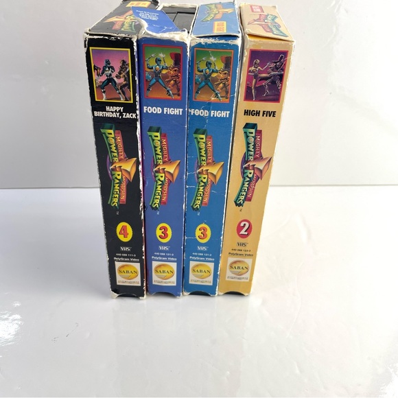 Mighty Morphin Power Rangers VHS Collector's Set 2, 3, 4 – Saban –‎ Rare Vintage - Picture 5 of 10